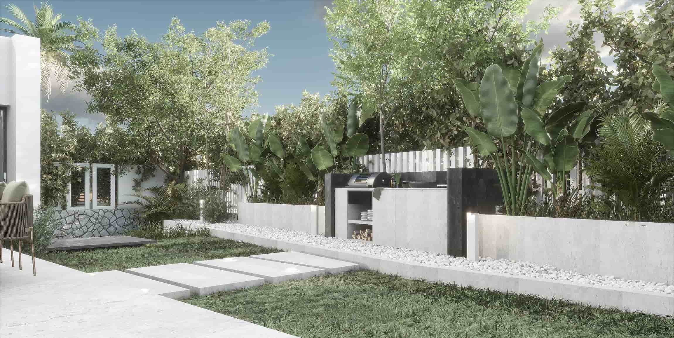 Hacienda Bay - Standalone villa lagoon view